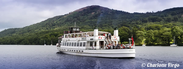 Lake District Steamer on Lake Windermere